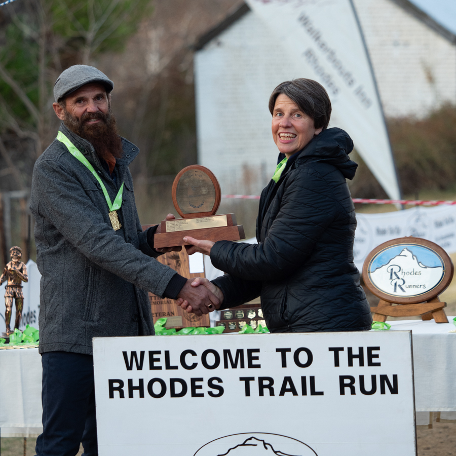 Aldre Dalton, 1st 60+ Men, Rhodes Run 2024