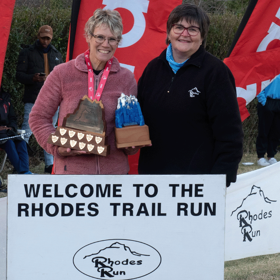 Lizle Austin, 1st 50+ Lady, Rhodes Run 2023