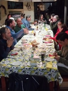 Guests dining at Walkerbouts Inn, Rhodes