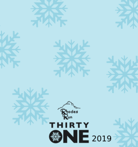 Blue Snowflake race number