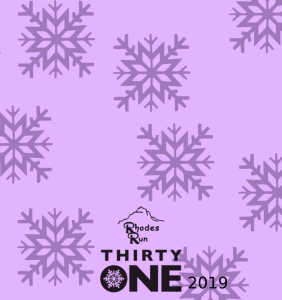 Mauve Snowflake race number